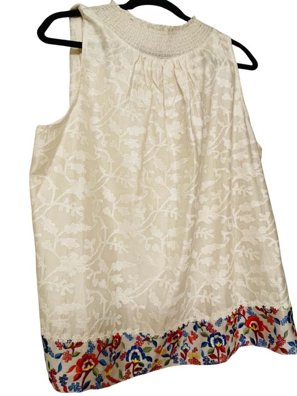 Anthropologie Payal Jain Embroidered Top, XL